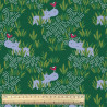 Printed Cotton HIPPOP Palm / Azure